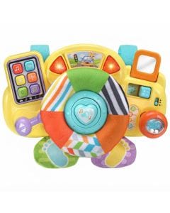VTech Bopping and Cruising Baby Driver, Interactive Stroller Toy with Steering Wheel and Horn