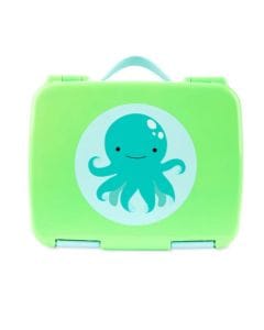 Skip Hop Zoo Octopus Cat Lunch Box 3+ Years, Secure Seal Helps Prevent Messes, Flexible Carry Handle, Dishwasher-safe - Multicolour