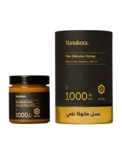 Manukora Raw Manuka Honey MGO 1000+, 100% Monofloral New Zealand Manuka Honey - 500g