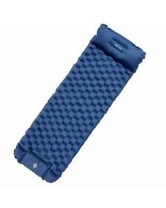 Night Cat Inflatable Camping Sleeping Pad, Ultra-Light Compact Air Mattress with Built-In Pillow and Foot Pump