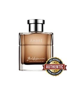 Baldessarini Ambre Eau de Toilette for Men, Warm Oriental Fragrance with Apple, Leather, Amber & Woody Notes - 90ml