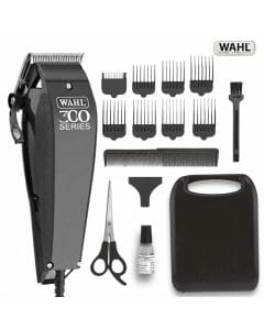 Wahl Home Pro 300 Series Hair Clipper, Self-Sharpening Precision Blades, Taper Lever, 8 Attachment Combs | 9247-1327