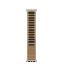 Apple Watch 49mm Alpine Loop, Medium, Natural Titanium Finish, Durable Woven Watch Band - Desert | MK7H4ZM/A