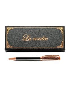 La Cordee Premium Ballpoint Pen, Elegant Lightweight Stainless Steel Tip Writing Pen for Office, Business & Travel
