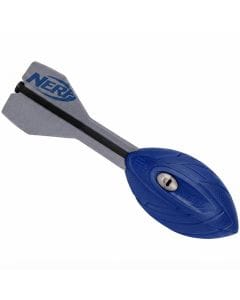 Nerf Vortex Aero Howler Foam Football - Classic Long-Distance Throwing Ball, Whistling, Blue