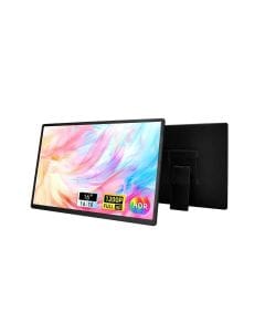 V2COM N3 Pro 16" Portable Laptop Screen Extender, 2.5K QHD IPS, 350 Nits, 60Hz, Dual USB-C PD 100W | Black