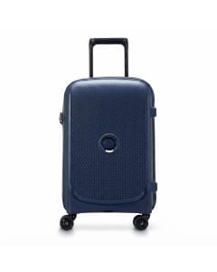 Delsey Belmont Plus Cabin Trolley 55cm, 4 Double Wheels, TSA Lock, Secure Zipsecuritech, Polypropylene | Blue