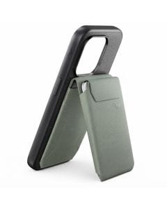 Peak Design Mobile Wallet Stand, Slim Magnetic Phone Wallet with Foldable Kickstand for MagSafe-Compatible Phones