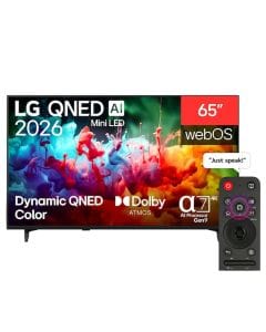LG 65 Inch AI QNED Mini LED 4K Smart TV - Dynamic QNED Color, Alpha 7 AI Processor Gen9, 60Hz VRR, WebOS | 65QNED72B6T.AMRG 