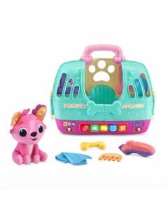 VTech Glam and Go Puppy Salon Interactive Pet Grooming Playset with 100+ Songs, Sounds, and Phrases