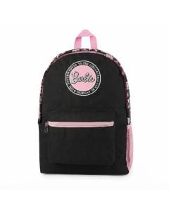 Barbie Backpack for Girls - Official Pink Rainbow School Bag, Trendy Glittery Rucksack for Kids