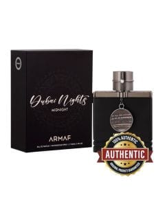 Armaf Dubai Nights Midnight EDP 100ml - Aromatic Fougere Perfume for Men, Bergamot & Patchouli