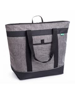 Green Life Jumbo Insulated Cooler Bag, Large Soft-Sided Thermal Tote for Groceries, Travel and Picnics
