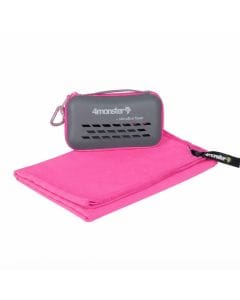 4Monster Microfiber Camping Towel, Super-Absorbent, Fast-Drying Travel Towel for Gym, Swimming, Hiking and Outdoor Use | Rose