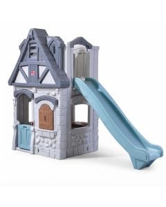 Step2 Enchanting Adventures 2-Story Playhouse & Slide, Kids Outdoor Playhouse, Working Doorbell, Double-Wall Construction | 733538413393