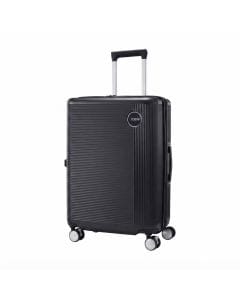 American Tourister Gemina Pro V2 65cm Check-in Suitcase, Expandable Polycarbonate Luggage with TSA Lock  Black