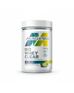 MuscleTech Iso Whey Clear - Ultra Pure Whey Protein Isolate, Lemon Berry Blizzard Flavor, 503g