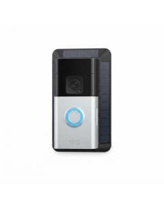 Ring Battery Video Doorbell Pro with Solar Charger Bundle, 1536p HD Head-to-Toe Video, 3D Motion Detection, Wireless Smart Security Camera