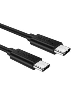 Choetech 2m USB-C to USB-C Cable, 100W Fast Charging, 3A Current, USB 2.0, Durable TPE Design | Black - CC0003 BK