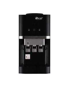 Oscar 3-Tap Tabletop Water Dispenser, Hot, Cold & Normal Water, Compact Countertop Design, Easy Dispensing | Glossy Black - OWD300T