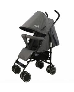 The Moon Brand Neo Plus Lightweight Travel Stroller Compact Umbrella Fold Pushchair for Babies, Up to 18 kg, 0 Months+ | Grey