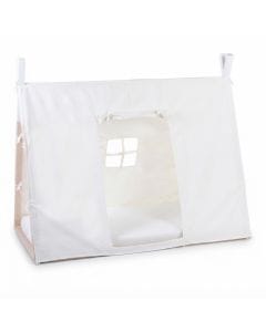 Childhome Tipi Bed Frame 70x140cm, Compatible Sleeping Setup, Highly Customisable Design, Safe And Sturdy Structure - White