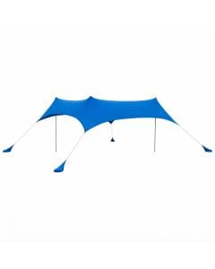 Neso Tents Grande Beach Tent, 2.1m Tall Portable Sun Shelter with Reinforced Corners and Built-In Cooler Pocket