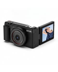 SJCAM ZV200 Digital Camera 5K 80MP with Flip Screen and 16X Zoom - Black