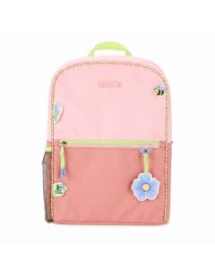 Skip Hop Wildflower Wander Kids Backpack 4+ Years, Roomy Interior with Slip Pocket, Adjustable Padded Straps - Pink