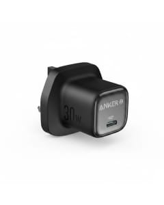 Anker Zolo 30W USB-C Charger with GaN Technology, Compact Design, Enhanced Temperature Control & 3X Faster Charging | Black