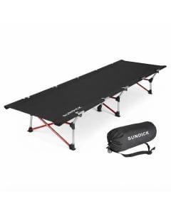 Portable Folding Camping Cot, Lightweight Outdoor Bed for Hiking, Backpacking and Camping