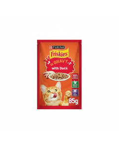 Purina Friskies Duck Chunks in Gravy Wet Cat Food - 26 Pouch Pack