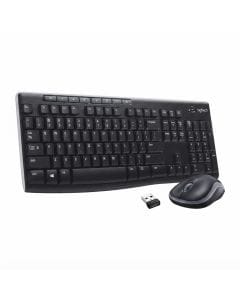 Logitech MK270 Wireless Keyboard and Mouse Combo - Reliable 2.4 GHz Connectivity, Long Battery Smooth Optical Tracking