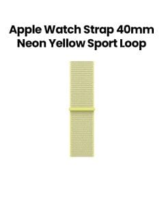 Apple Sport Loop 40mm, Lightweight And Breathable Design, Secure Fit Mechanism, Sustainable Materials - Yellow - MFF94ZM/A