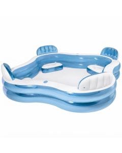 Intex Swim Center Family Lounge Pool, Inflatable Family Swimming Pool for Kids & Adults, Multicolor
