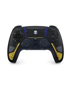 Sony PS5 DualSense Wireless Controller - Helldivers 2 Limited Edition, Weathered Black with Yellow