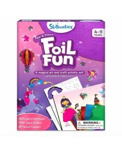 Skillmatics Foil Fun Unicorns & Princesses Art & Craft Kit, Mess-Free Creative Activity Set for Kids, Arts & Crafts