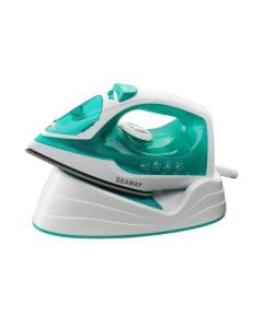 Oscar 1200W Cordless Steam Iron, Ceramic Soleplate, Cordless Design, Steam Ironing | Sea Green/White - OSI806