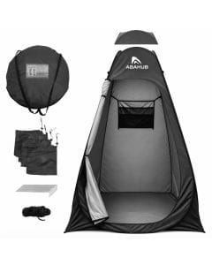 Abahub Oversized Pop-Up Privacy Shower Tent, 150 x 150 x 190cm Portable Changing Room for Beach and Camping