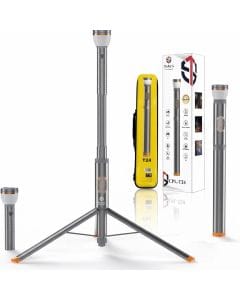 Toby's CPL-T24 Telescopic LED Camping Light, 800 Lumens, Adjustable 47–192cm Height, Remote Control, Portable Outdoor Lamp