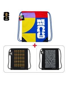 Premium FIFA Bag & Hydration Bundle FIFA Drawstring Bag - 04 + Drawstraing Bag - 10 + Drawstraing Bag - 11 (603001000013839,603001000013853,603001000013854)