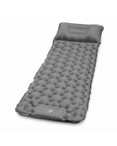 GGEROU Ultralight Self-Inflating Sleeping Mat with Built-In Pillow, Compact Camping Air Mattress for Backpacking and Hiking