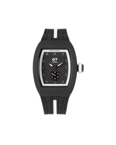 Overdrive GT Watch White, 40mm Polycarbonate Case, Miyota 1L45 Quartz Movement, K1 Mineral Glass, Silicone Strap, Arabic & English Dial, 50m Water Resistant