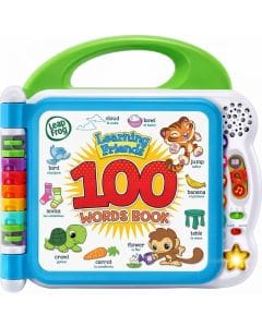LeapFrog Learning Friends 100 Words Book, Interactive Bilingual English and Spanish Toy