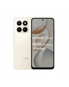 Honor X7d 5G Smartphone, 8GB RAM 256GB ROM, Dual SIM, 6500mAh Battery, 108MP Camera, 6.77" 120Hz Display - Desert Gold 