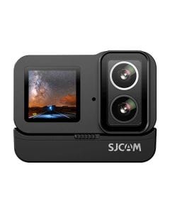 SJCAM SJ20 Dual-Lens Action Camera, 4K Video Recording, 20MP Photos, 6-Axis Stabilization, Dual Screens, 5G WiFi & Waterproof Design | Black - 6972476162800