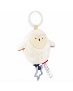 Skip Hop Celestial Flapping Owl Toys 4-12 Years, Interactive Plush Stroller Toy, Easy Stroller And Car Seat Attachment - Multicolour