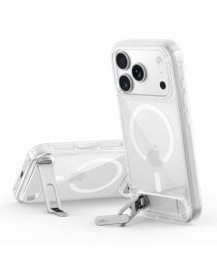 Belkin Clear Case for iPhone 18 Pro Max and iPhone 17 Pro Max, Built-In Kickstand, MagSafe and Qi2 Compatibility
