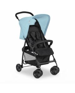 Hauck Sport Lightweight Travel Stroller, Compact Foldable Buggy, Adjustable Recline, 5.9kg, Engineered for Effortless Maneuverability with One Hand | Blue