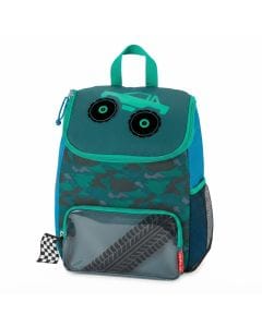 Skip Hop Truck Spark Style Big Kid Backpack 3+ Years, Adjustable Padded Straps And Top Grab Handle, Clear Front Pocket, Cute Zipper Pulls - Multicolour